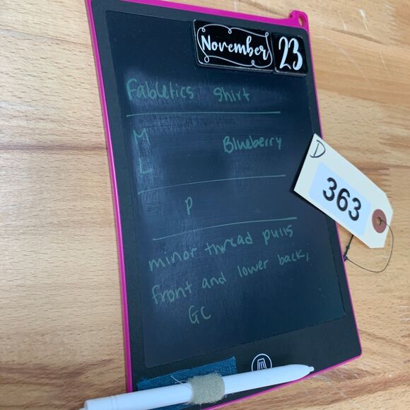 Fabletics Ringer T Shirt Mens L Large Blueberry Lightweight Athletic Nylon Blend - Picture 10 of 11